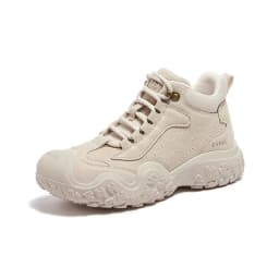 GOLDEN CAMEL Ugly Cute Women's Hiking Shoes Work Boot for Women Thick-soled Non-slip Hiking Boots 2024 Autumn New Ladies Shoes