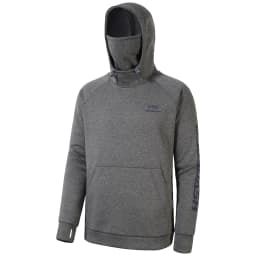 Bassdash Men’s Fishing Fleece Hoodie with Neck Gaiter Water Resistant Performance Hunting Sweatshirt FS18M