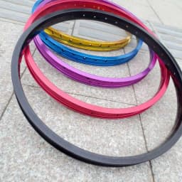 Bmx 20 Inch Wheels 36 Hole Double Layer Bicycle Rim for Bmx Fixed Gear Street Bike Colorful Rim