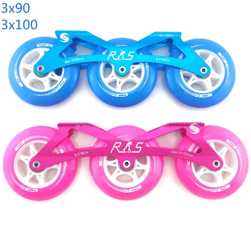 Speed Skate Frame Speed Frame Children 3x90mm 3x100mm 120-135-165MM