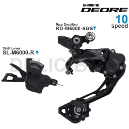 SHIMANO DEORE M6000 10 Speed groupset Shifter SL-M6000-R Rear derailleur RD-M6000-GS RD-M6000-SGS for MTB Original parts
