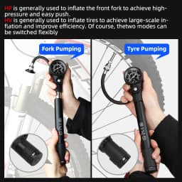 Giyo MTB Shock Pump 300psi Bike Suspension Air Pump with Pressure Gauge Schrader Presta Bike Tyre Inflator Bicycle Fork Pump