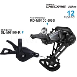 SHIMANO DEORE M6100 12 Speed Groupset Shifter SL-M6100-R SL-M6100-IR Rear Derailleur RD-M6100-SGS Original Parts
