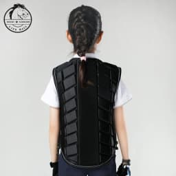 Cavassion blue loge riding vest Eva  protective vest kids safety horse riding equestrian vest Children's equestrian equipment