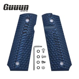 Guuun 1911 Grips G10 Full Size Government Commander Grip OPS Eagle wing Texture