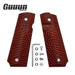 Guuun 1911 Grips G10 Full Size Government Commander Grip OPS Eagle wing Texture