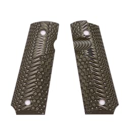 Guuun 1911 Grips G10 Full Size Government Commander Grip OPS Eagle wing Texture