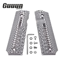 Guuun 1911 Grips G10 Full Size Government Commander Grip OPS Eagle wing Texture