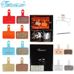 25 Pairs Bicycle Disc Brake Pads Mountain Bike Metal Ceramic Brake Pads Riding Cooling Pads for SHIMANO SRAM AVID Accessories