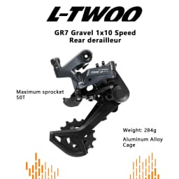 LTWOO GR7 1x10 Speed Cable Brake Mechanical Gravel Bike Groupset Left Right Shifter Rear Derailleur ZRACE Cassette Chain