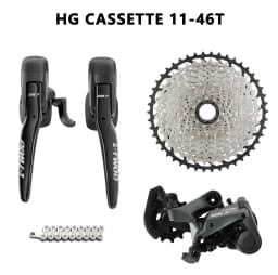 LTWOO GR7 1x10 Speed Cable Brake Mechanical Gravel Bike Groupset Left Right Shifter Rear Derailleur ZRACE Cassette Chain