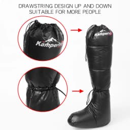 Camping Down Socks Down Booties Sleeping Bag Socks Down Boots Camping Sleeping Boots Kamperbox Sleeping Bag Down Booty