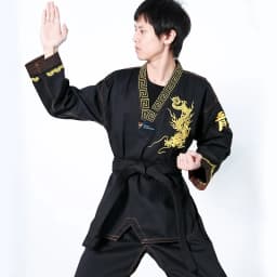 High Quality Taekwondo Uniform Black WT Dobok Tae Kwon Do MMA Martial Arts Karate Suits Embroidered Dragon Pattern