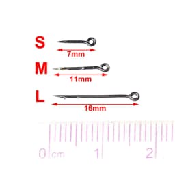 Wifreo 1000PCS Metal Bait Spike Carp Fishing Hook Bait Sting Boilies Pin Spike Maggot Corn Ronnie Hair Rigs Carp Feeder Fishing
