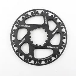 CRUZbike Mountain Bike Road Bicycle MTB Chainring 25/28/30/32/34/36/38/40/42/44TChainwheel Disc Protector and Tooth Integrated