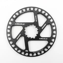 CRUZbike Mountain Bike Road Bicycle MTB Chainring 25/28/30/32/34/36/38/40/42/44TChainwheel Disc Protector and Tooth Integrated