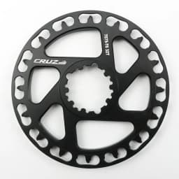 CRUZbike Mountain Bike Road Bicycle MTB Chainring 25/28/30/32/34/36/38/40/42/44TChainwheel Disc Protector and Tooth Integrated