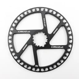 CRUZbike Mountain Bike Road Bicycle MTB Chainring 25/28/30/32/34/36/38/40/42/44TChainwheel Disc Protector and Tooth Integrated