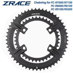 ZRACE Asymmetric Road Chainring 110BCD 4-Bolt, 105 FC-R7000 / ULTEGRA FC-R8000 / DURA-ACE FC-R9100, 50-34T 52-36T 53-39T