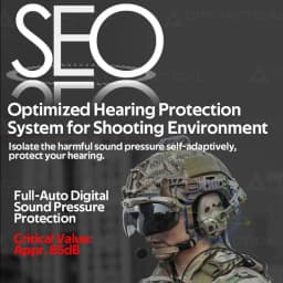 2026 PRO Version Full Digital Dual DPS FMA AMP Tactical Headset Communication Noise Reduction V20/V60 PTT Accessory