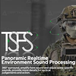 2026 PRO Version Full Digital Dual DPS FMA AMP Tactical Headset Communication Noise Reduction V20/V60 PTT Accessory