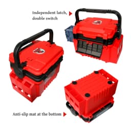 Fishing Tool Box Multi-function Plastic Thickened Fisherman Tackle Box Fishing Rod Lure Storage Organizer Sea Goods for Fishing