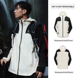 GOLDEN CAMEL Outdoor Hiking Jackets Women Windbreakers Waterproof Single Jacket for Men 2023 Autumn New Coats for Travel Camping