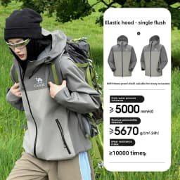 GOLDEN CAMEL Outdoor Hiking Jackets Women Windbreakers Waterproof Single Jacket for Men 2023 Autumn New Coats for Travel Camping