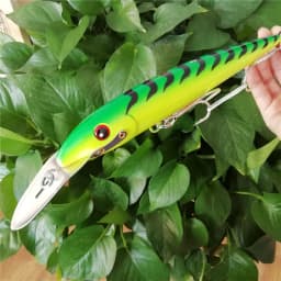 NOEBY 3pcs 13cm 32g 225mm 86g Floating 7-9m 185mm 60g 5-6m Metal Tongue Trolling Fishing Goods Minnow Lures Fishing Bait NBL9904