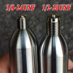 Stainless Steel Recyclable 33g Co2 Cartridge for Rescues Life Vest Airbag Vest Power Aquariums Beauty Injections Food Processing