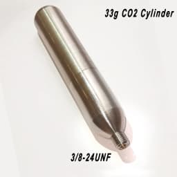 Stainless Steel Recyclable 33g Co2 Cartridge for Rescues Life Vest Airbag Vest Power Aquariums Beauty Injections Food Processing