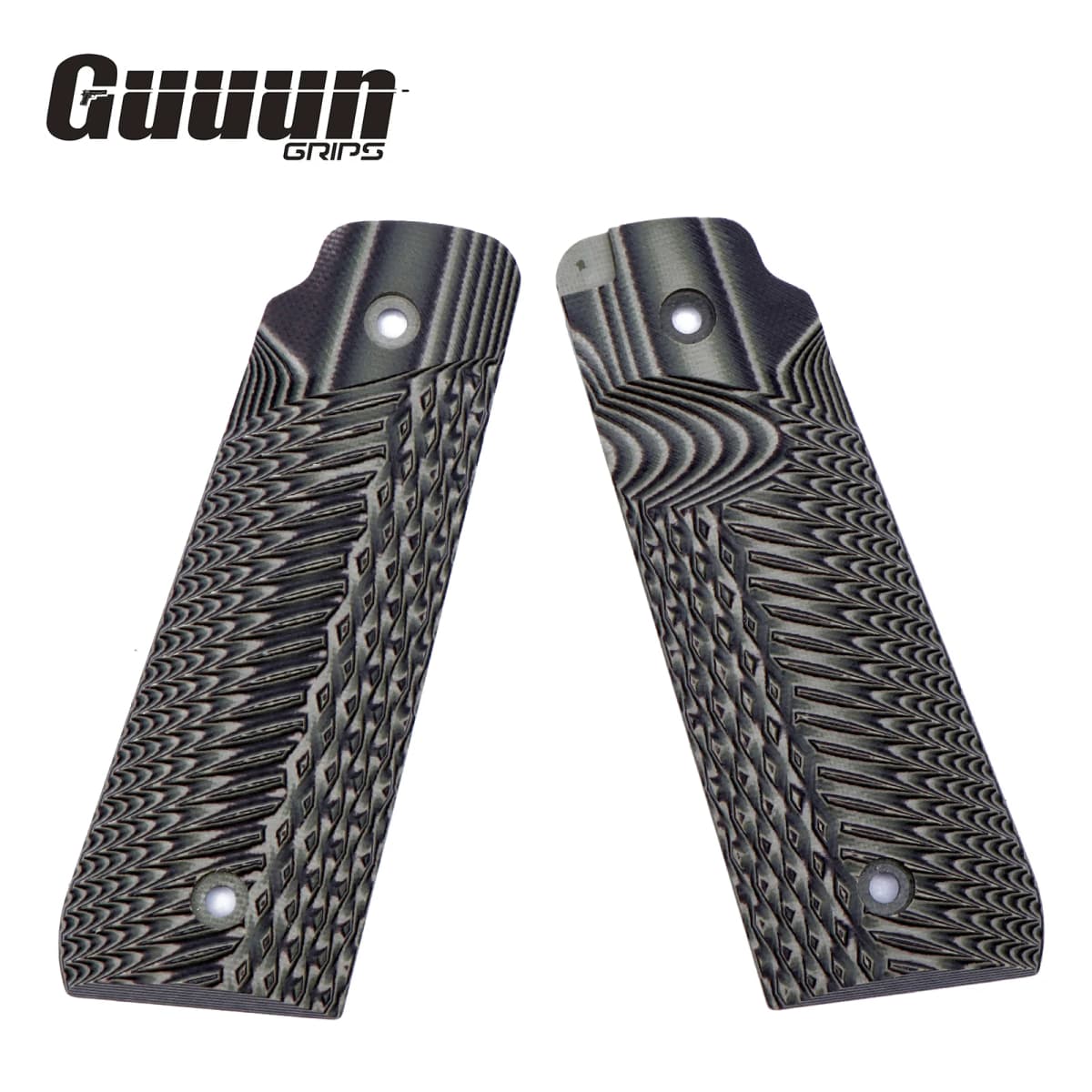 Guuun Ruger Mark IV 22/45 Lite Grips G10 Fits Ruger 22 45 Lite Generation 4 NOT for Gen 3, Eagle Wings Diamond Texture