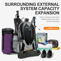 25L Mountaineering Hydrating Trail Running Backpack Cycling Bicycle And Motorcycle Backpack Marathon Hiking With 2L Water Bag