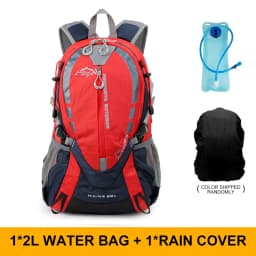 25L Mountaineering Hydrating Trail Running Backpack Cycling Bicycle And Motorcycle Backpack Marathon Hiking With 2L Water Bag