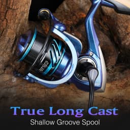 TSURINOYA Fishing Reel HAWK 2000S 2500S 3000S Shallow Spool Long Casting Freshwater Saltwater Ice Fishing Spinning Reel Bass
