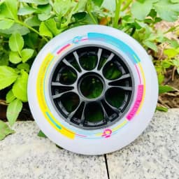 High Elastic 85A Inline Speed Skates Wheel for Indoor Track Race Good Rebound Good Grip Capacity Speed PU Tires 90mm 100mm 110mm