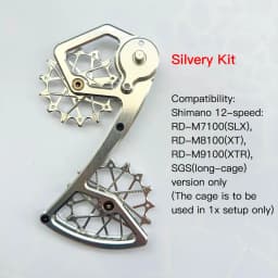 Mtb Rear Derailleur Cage Pulley Wheels for Shimano 12 Speed Derailleur Oversized Bearing For SLX XT XTR M7100 M8100 M9100 SGS