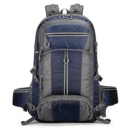 50L Nylon Backpack Camping Bag Outdoor Sport Hiking Trekking Climbing Travel Shoulder Reflective Shoes Luggage Outdoor Men Bag