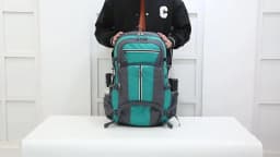 50L Nylon Backpack Camping Bag Outdoor Sport Hiking Trekking Climbing Travel Shoulder Reflective Shoes Luggage Outdoor Men Bag