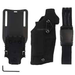 Tactical Pistol Holster for G17 Gen4 G19 with X300 X300U Light Quick Release Drop Leg Holsters Right Hand Airsoft Gun Carry