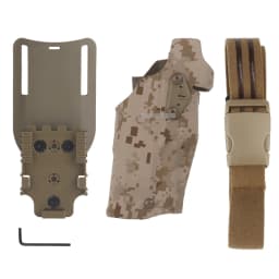 Tactical Pistol Holster for G17 Gen4 G19 with X300 X300U Light Quick Release Drop Leg Holsters Right Hand Airsoft Gun Carry