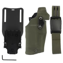 Tactical Pistol Holster for G17 Gen4 G19 with X300 X300U Light Quick Release Drop Leg Holsters Right Hand Airsoft Gun Carry