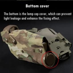 Tactical Pistol Holster for G17 Gen4 G19 with X300 X300U Light Quick Release Drop Leg Holsters Right Hand Airsoft Gun Carry