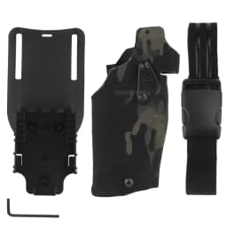 Tactical Pistol Holster for G17 Gen4 G19 with X300 X300U Light Quick Release Drop Leg Holsters Right Hand Airsoft Gun Carry
