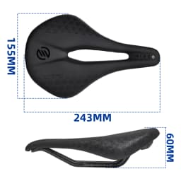 MIXED 6D Cycling Carbon Saddles 155mm Road Mountain Bicycle Seats Pack Light Saddle Comfortable Race Bike Seats