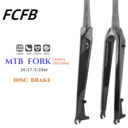 MTB Carbon Fork Glossy / Matte 3K Carbon Fiber Bike Fork Tapered Cycling Fork Mountain Bike Fork Bicycle MTB Parts Disc Brake
