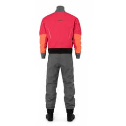 LKVER Kayak Dry Suit for Men 3-layer Waterproof Breathable Fabric With Latex Gasket on Neck and Wrist White Water River Pending
