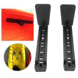 Kayak Foot Pegs Replacement Parts Black Adjustable Easy To Install Foot Rest Kayak Parts And Accessories Footrest Nylon