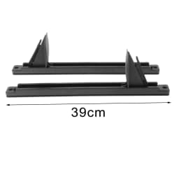 Kayak Foot Pegs Replacement Parts Black Adjustable Easy To Install Foot Rest Kayak Parts And Accessories Footrest Nylon