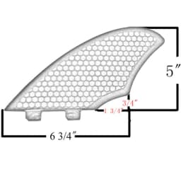 Twin Keel Surfboard Fins Double Tabs Keel(2 Fin) UPSURF FCS KEELS For Sup Fins Surfing Surf Side Fins Quilhas